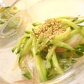 papikun's cooksnap of when they made キュウリとミョウガの梅こぶ茶和え.