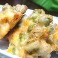 れっくすきっちん's cooksnap of when they made 春色！枝豆（そら豆）とコーンのかき揚げ.