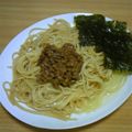 うさまる。。's cooksnap of when they made ☆納豆卵スパゲッティー☆.