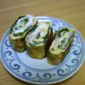 うさまる。。's cooksnap of when they made お弁当に☆ほうれん草とベーコンの卵焼き.