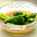 To:noppo's cooksnap of when they made 青しそドレッシングできゅうりの浅漬け.
