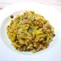 えるえる２８６'s cooksnap of when they made パパッと！ストックそぼろ　ｄｅ　炒飯.