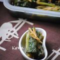 kazz72's cooksnap of when they made 大根の葉で☆簡単醤油漬け.
