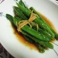 ＴＯＭＯＷＡＴ's cooksnap of when they made ★インゲンの揚げびたし★.