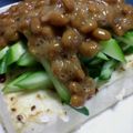 coconut03's cooksnap of when they made 居酒屋メニュー納豆☆豆腐.