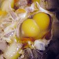 もちこヽ(´▽｀)ノ's cooksnap of when they made 節約レシピ☆サバじゃがと卵のどんぶり.
