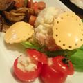 orangeroom's cooksnap of when they made かわいいおかず♡ポテサラinトマト.