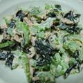 conn's cooksnap of when they made ゴーヤとわかめのマヨあえ.
