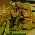 rota_london's cooksnap of when they made 鶏ときゅうりのごま☆ゴマあえ.