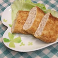 chokomi513's cooksnap of when they made 油揚げの挽肉はさみ焼き.