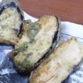 ユーロン's cooksnap of when they made ナスのゴマ天、青海苔風味.