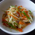新妻あや's cooksnap of when they made 速攻もやしとピーマンカレー風味簡単サラダ.