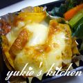 yukiはぴ's cooksnap of when they made ちくわとカボチャのカレーチーズココット♪.