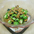 まきといん's cooksnap of when they made お手軽♪オクラと納豆の海苔和え.