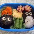みじゅ１２'s cooksnap of when they made まっくろくろすけ？いっぱい！（キャラ弁）.