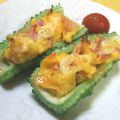 さとみわ's cooksnap of when they made ゴーヤのスイートチリマヨ焼き.