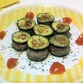 のつみ's cooksnap of when they made ズッキーニバーグ♡バジルソース.