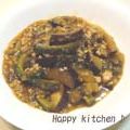 ♪もも♪♪'s cooksnap of when they made 麻婆ゴーヤ茄子.