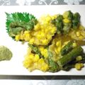 モコブーママ's cooksnap of when they made アスパラとコーンのかきあげ♪.