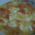 るし男's cooksnap of when they made トマトとふんわり玉子のスープ.