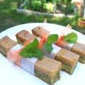Munchkin's　Mom's cooksnap of when they made キャラメルチーズケーキバー.