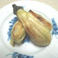 Ｃちゃん's cooksnap of when they made 焼きナスの皮ペロンと剥ける～なすの板ずり.