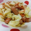 ともさと8888's cooksnap of when they made キャベツとウインナーのオイマヨ炒め.