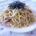 nonmam's cooksnap of when they made たらこ焼きそば☆.