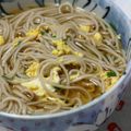 ピンクのたまご's cooksnap of when they made 玉子とじそば.