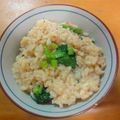 いがとママ's cooksnap of when they made 鮭＆小松菜のお粥.
