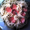 01410141's cooksnap of when they made サラスパＤＥ簡単☆冷製パスタ.