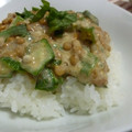 minami1977's cooksnap of when they made 納豆とオクラの梅マヨ丼.