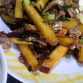 kisaragicats's cooksnap of when they made 豚肉とさつまいものオイスター炒め.