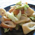 クックママン's cooksnap of when they made ちくわとキャベツのオイマヨ唐辛子炒め♪.