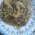 ドリスキ's cooksnap of when they made 糸こんにゃくで明太子パスタもどき.