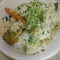 悠里菜mama's cooksnap of when they made きのことにんじんの混ぜご飯.