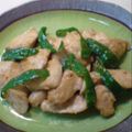 elle's cooksnap of when they made ♡鶏ムネ肉の柔らかオイスターソース炒め♡.