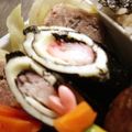 かずちゃん。's cooksnap of when they made お弁当に✿かにかまとハムののり巻き.