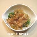 ♪もも♪♪'s cooksnap of when they made ブロッコリーのお浸し～桜えび入り～.