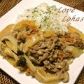 LOVELOHA's cooksnap of when they made おうちにあるもので☆ビーフストロガノフ☆.