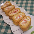 chokomi513's cooksnap of when they made 温泉卵のタレ使用✿かにたま風だし巻き卵.