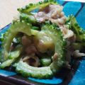 yappyパクパク's cooksnap of when they made ゴーヤと豚肉のカレーマヨ炒めチーズ風味♪.