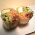 ミワボシ's cooksnap of when they made 生春巻き　肉味噌風添え【具のソース】⑦.