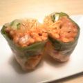 ミワボシ's cooksnap of when they made ☆キムチ納豆の生春巻き☆ミ.
