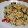 ＨＥＷＡ's cooksnap of when they made エリンギと油揚げの☆肉なし☆黒チャーハン.