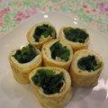 NKTキッチン's cooksnap of when they made お弁当に！ほうれん草の卵巻き♪.