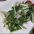 fu♪♪'s cooksnap of when they made 水菜とハムの粒マスタードサラダ.