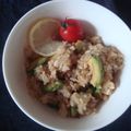 ｍａｒしゃん's cooksnap of when they made ラー油で食べる☆アボカド炒飯.