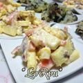 LeoRyu's cooksnap of when they made ✿さつまいもと人参✿胡麻マヨサラダ.
