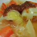 QPはにー's cooksnap of when they made ポトフ風な｡ロール白菜.